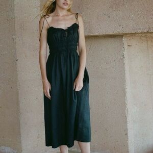 Doen Rhoda Dress Black